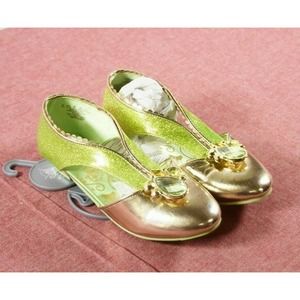 Disney Store- Kids' Disney Tiana Girls Dress-Up Costume Shoes, Size 2-3, Green